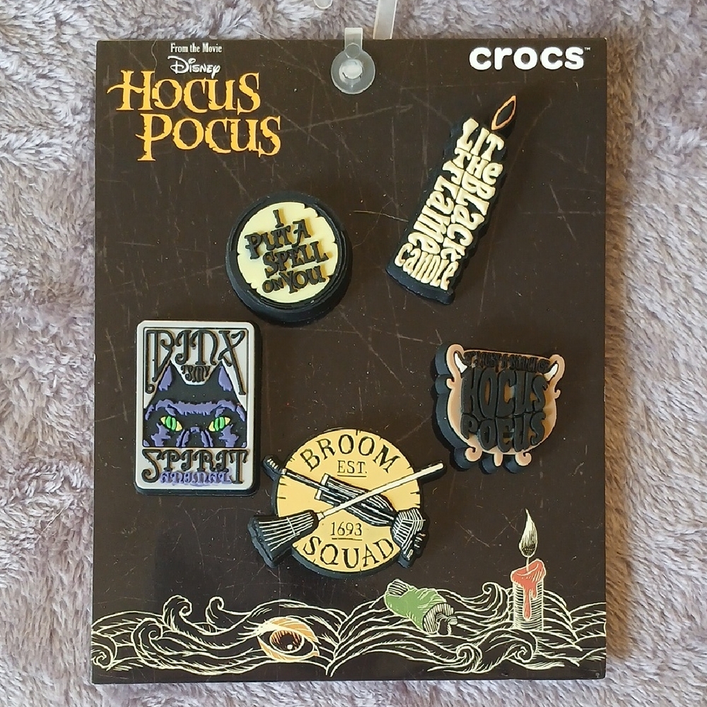CROCS Hocus Pocus Shoe Charms 5-Piece Set